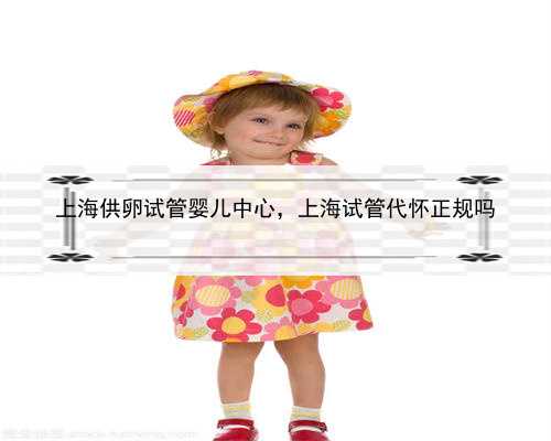 上海供卵试管婴儿中心，上海试管代怀正规吗