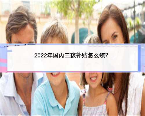 2022年国内三孩补贴怎么领？